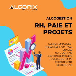ALGOGestion Pack RH, Paie et Projets