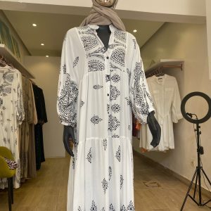 Robe imprimé en coton