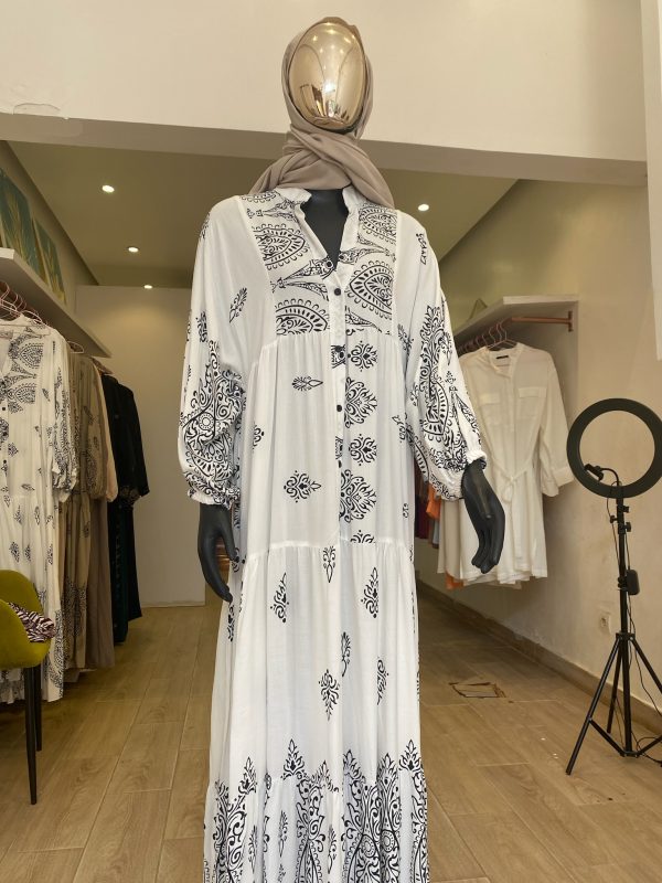 Robe imprimé en coton